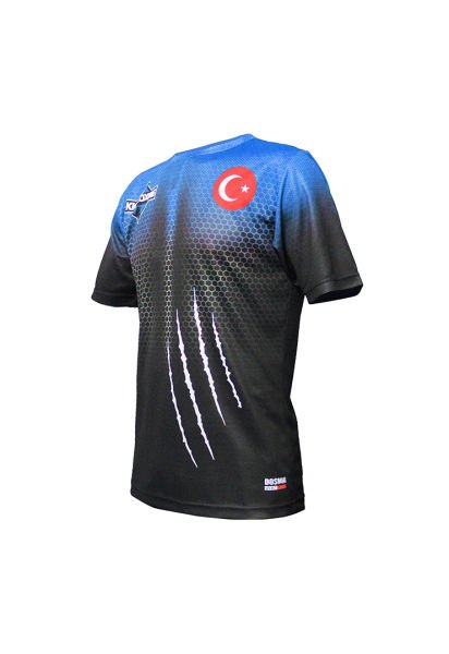 Dosmai Panther Power Dijital Baskılı Spor T-Shirt PST007 Mavi - L