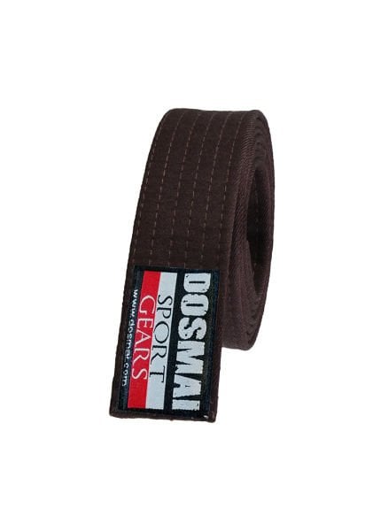 Dosmai Aikido Karate Tek Dolama Kuşak TK245 Kahverengi