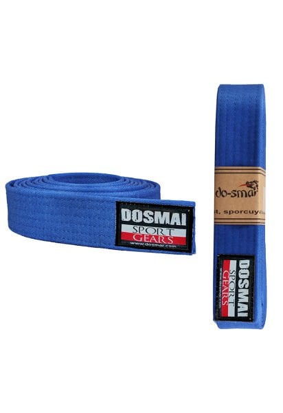 Dosmai Aikido Karate Tek Dolama Kuşak TK245 Mavi