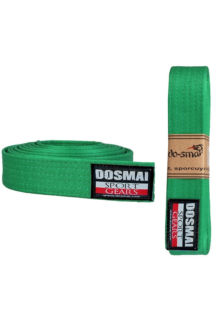 Dosmai Aikido Karate Tek Dolama Kuşak TK245 Yeşil