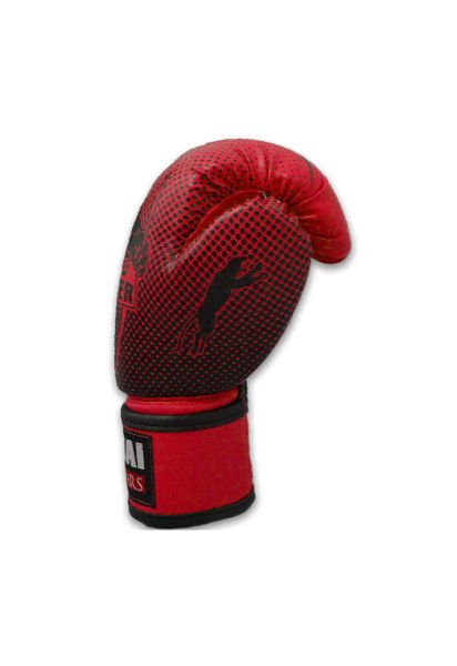 Dosmai Panther Power Boks Kick Boks Muay Thai Eldiveni EL341 Kırmızı - 10 oz