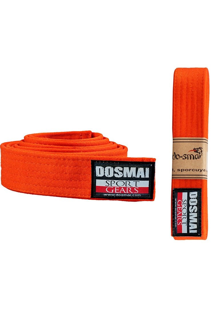 Dosmai Aikido Karate Çift Dolama Kuşak KK240 Turuncu
