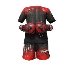 Dosmai Panther Power Boks Kick Boks Antrenman Seti PST994 Kırmızı - L