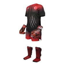 Dosmai Panther Power Boks Kick Boks Antrenman Seti PST994 Kırmızı - M