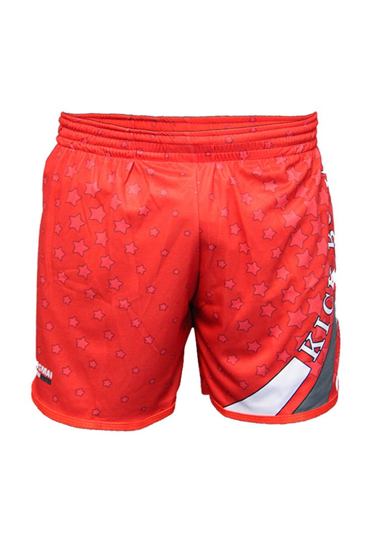 Dosmai Dijital Baskılı Kick Boks Spor Şort KBS253 Kırmızı - S