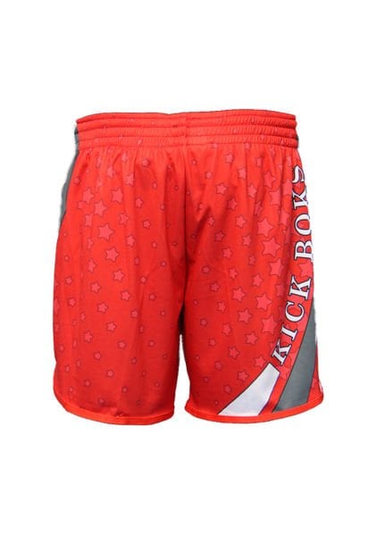 Dosmai Dijital Baskılı Kick Boks Spor Şort KBS253 Kırmızı - XXL
