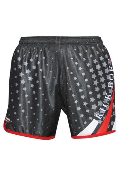 Dosmai Dijital Baskılı Kick Boks Spor Şort KBS253 Siyah - XXL