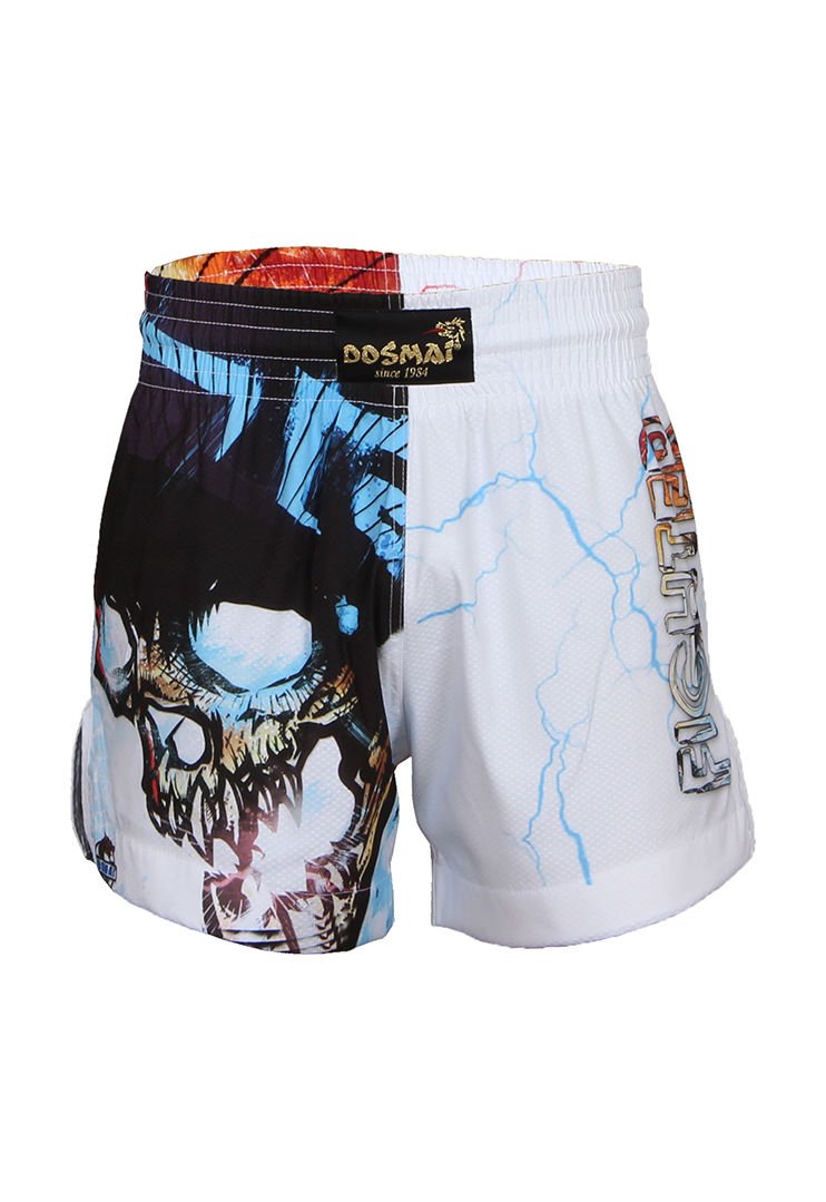 Dosmai Dijital Baskılı Fighter Spor Şort FGS234 M - Beyaz