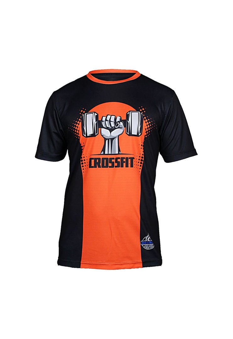 Dosmai Crossfit Dijital Baskılı T-shirt CRT027 Siyah - M