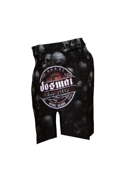 Dosmai Dijital Baskılı Danger Kick Boks Muay Thai Spor Şort FGS237 S - Siyah