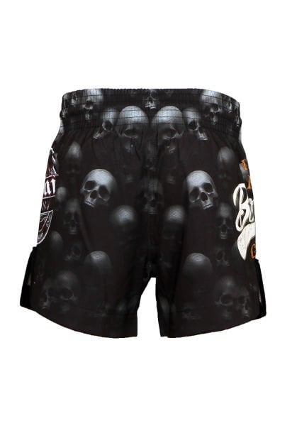 Dosmai Dijital Baskılı Danger Kick Boks Muay Thai Spor Şort FGS237 XL - Siyah