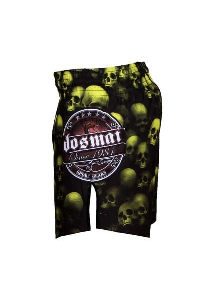 Dosmai Dijital Baskılı Danger Kick Boks Muay Thai Spor Şort FGS237 XS - Sarı
