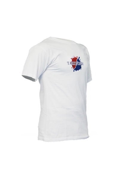 Dosmai Baskılı Taekwondo Bisiklet Yaka Spor T-Shirt TKT834 XS