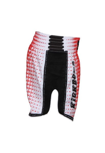 Dosmai Dijital Baskılı Fileli Kickboks Spor Şort KBS239 XS - Kırmızı