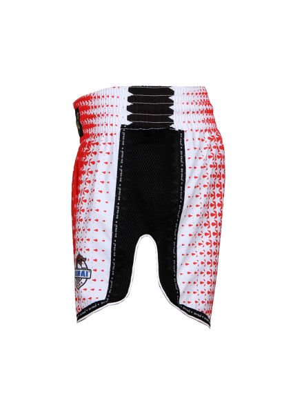 Dosmai Dijital Baskılı Fileli Kickboks Spor Şort KBS239 XS - Kırmızı