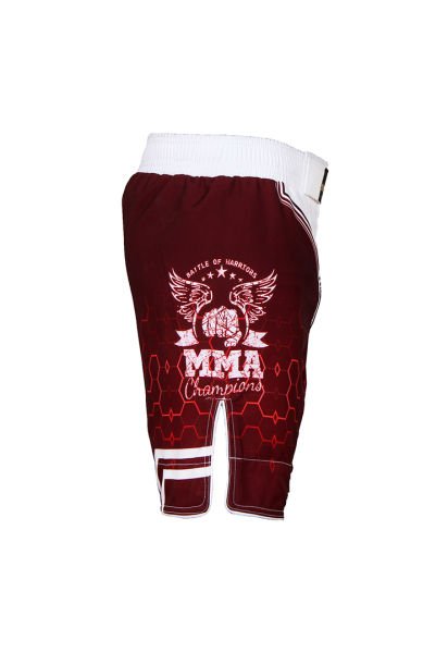 Dosmai Dijital Baskılı Hexagon Mma Spor Şort MMS224 M - Kırmızı