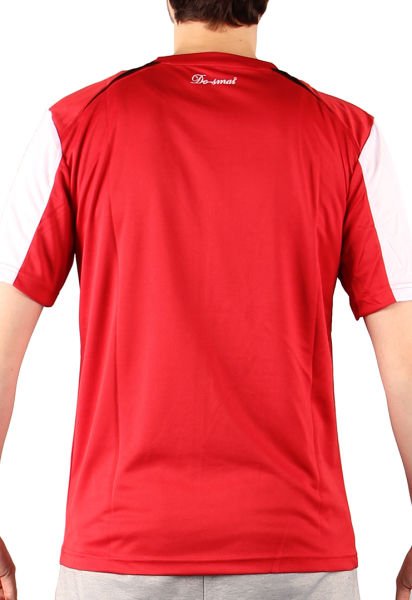 Dosmai Slim Fit Performans Fitness Antrenman Sporcu T-Shirt BYT163 L - Kırmızı