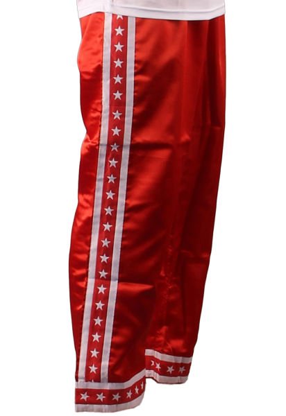 Dosmai Yıldızlı Kick Boks Wushu Pantolonu PA145 Kırmızı - 190 cm