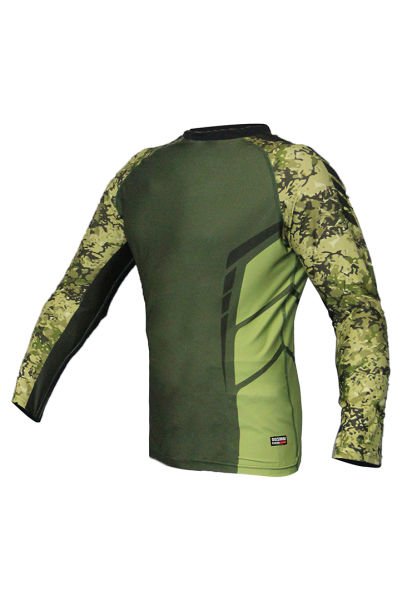 Dosmai Dijital Baskılı Uzun Kollu Long Sleeve Rashguard Spor Shirt RG071 Kamuflaj - L