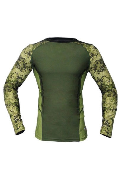Dosmai Dijital Baskılı Uzun Kollu Long Sleeve Rashguard Spor Shirt RG071 Kamuflaj - XS
