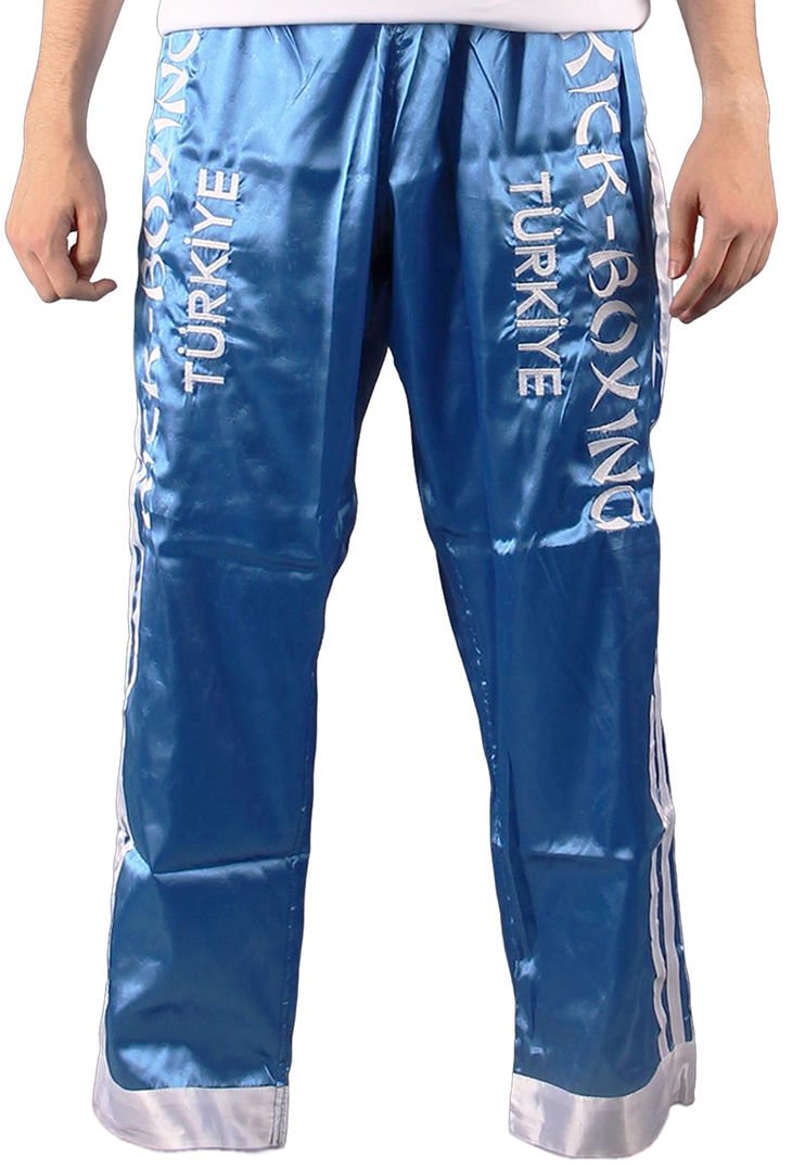 Dosmai Türkiye Nakışlı Kick Boks Pantolonu PA165 Mavi - 150 cm