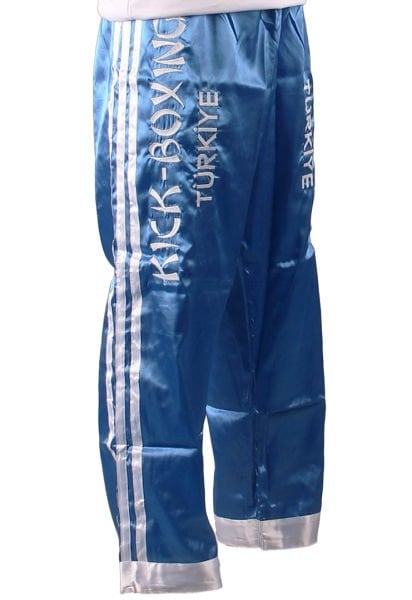 Dosmai Türkiye Nakışlı Kick Boks Pantolonu PA165 Mavi - 150 cm