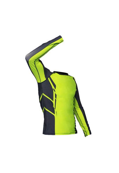 Dosmai Dijital Baskılı Uzun Kollu Long Sleeve Rashguard Spor Shirt RG071 Yeşil - XL
