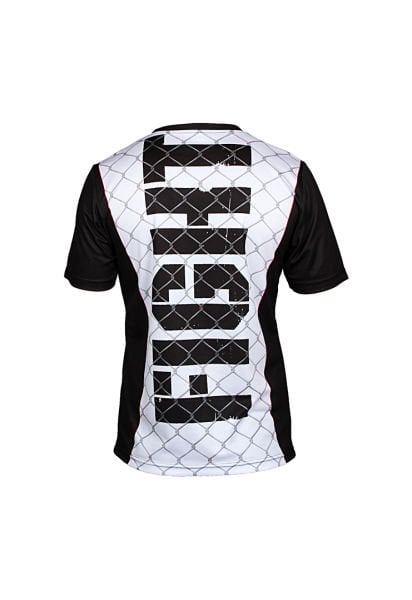 Dosmai Dijital Baskılı Mma Fighter Bisiklet Yaka Spor T-Shirt MMT108 2XL - Beyaz