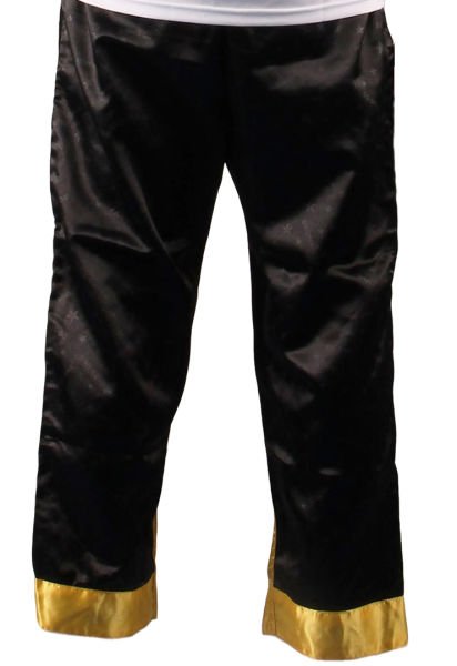 Dosmai Çift Renk Kick Boks Wushu Pantolonu PA171 Sarı Siyah - 150 cm