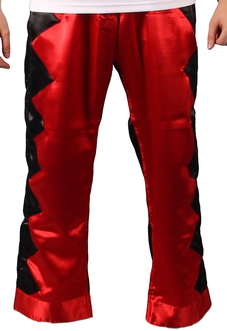 Dosmai Çift Renk Kick Boks Wushu Pantolonu PA171 Siyah Kırmızı - 185 cm