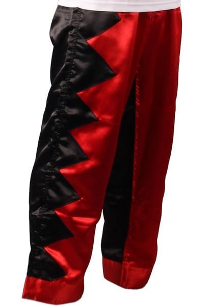 Dosmai Çift Renk Kick Boks Wushu Pantolonu PA171 Siyah Kırmızı - 185 cm