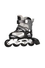 Ayarlanabilir Tekerlekli Paten Abec-7 31-34 Numara TB-08A Gri-Siyah