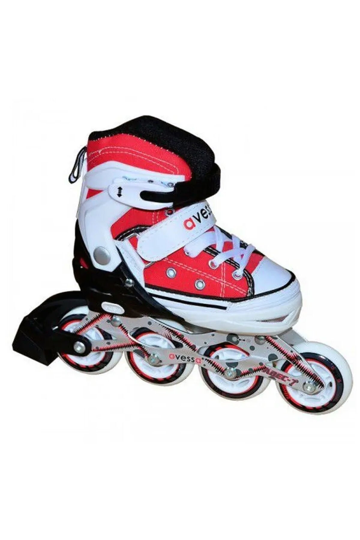 PTA200 Ayarlanabilir Tekerlekli Alüminyum Paten 31-34 Numara Kırmızı