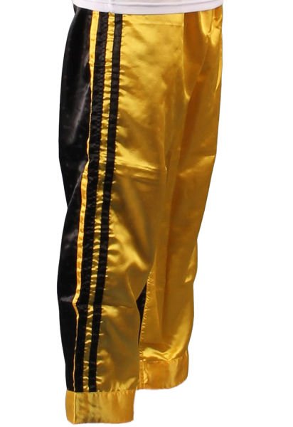 Dosmai İki Şeritli Kick Boks Wushu Pantolonu PA173 Sarı - 180 cm