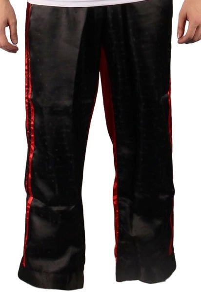 Dosmai İki Şeritli Kick Boks Wushu Pantolonu PA173 Siyah - 190 cm