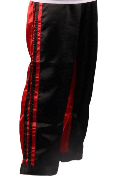 Dosmai İki Şeritli Kick Boks Wushu Pantolonu PA173 Siyah - 190 cm