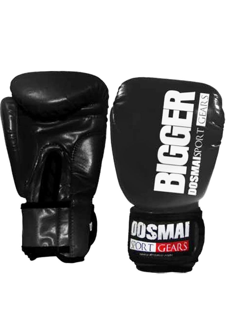 Dosmai Bigger Boks Kick Boks Muay Thai Eldiveni EL343 Siyah - 16 oz