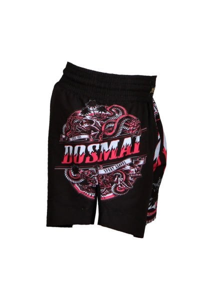 Dosmai Dijital Baskılı Snake Spor Şort FGS238 Siyah Kırmızı - XS